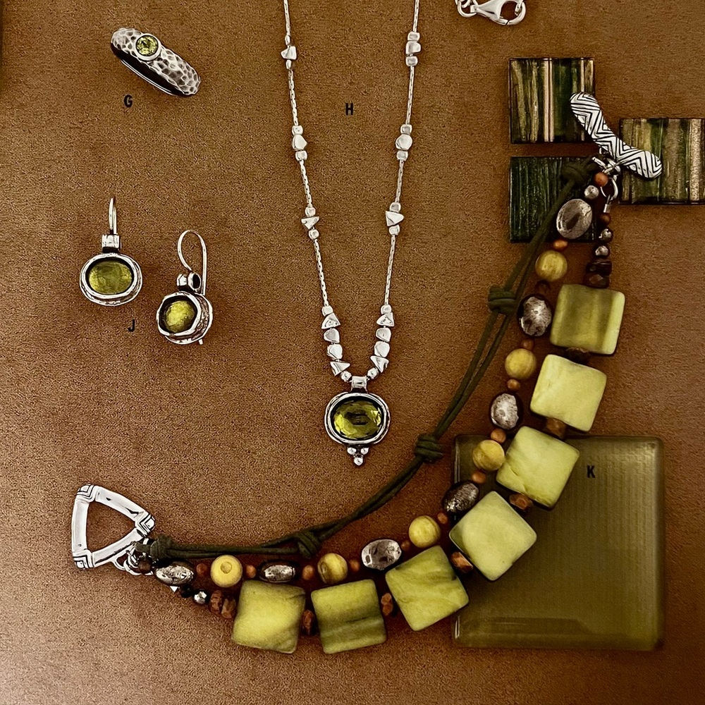SILPADA BRACELET ~ Green Mother of Pearl (Necklace & Earrings Sold Separately)